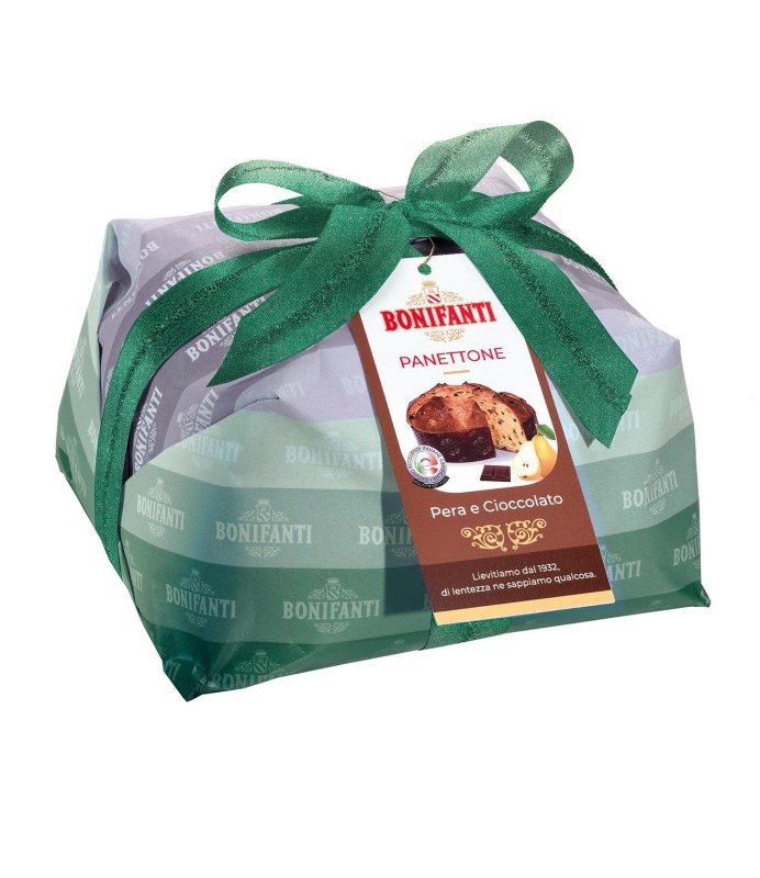 Panettone z gruszką i czekoladą - panettone pera e cioccolato Bonifanti 1000g