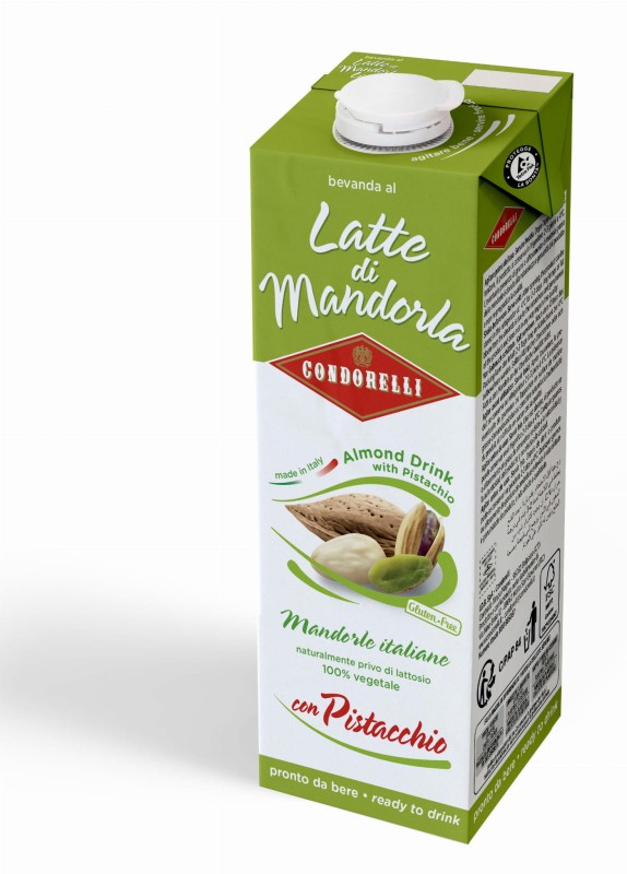 Mleko migdałowo-pistacjowe Latte Di Mandorla e Pistacchio 1 l - Condorelli, Sycylia