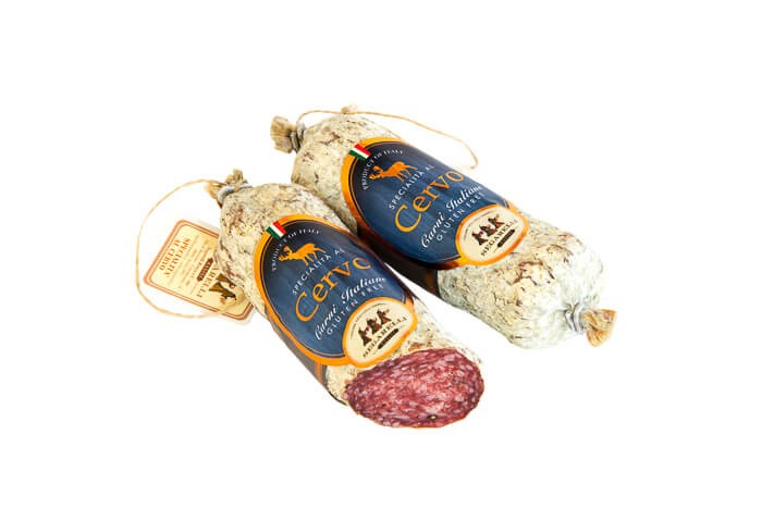 Salami z jelenia Salame al Cervo ok. 280 g - Segarelli Salumi, Umbria