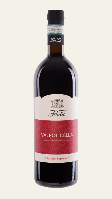 Wino czerwone wytrawne  Valpolicella Classico Superiore DOC 2023 , 750 ml - Flatio, Veneto 