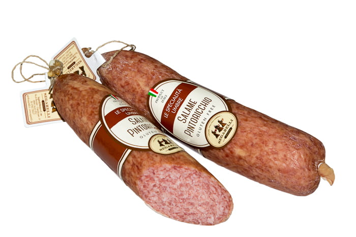 Zero Waste Salami wieprzowe miękkie Salame Pintoricchio kg - Segarelli Salumi, Umbria