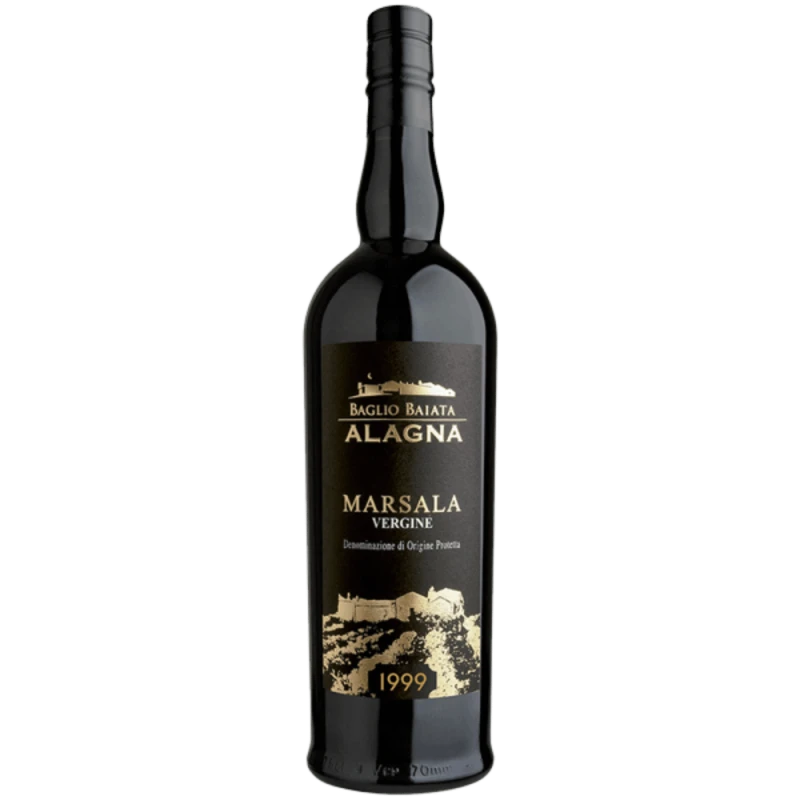 Wino białe wytrawne likierowe wzmacniane Marsala Vergine 750 ml - Alagna, Sycylia 