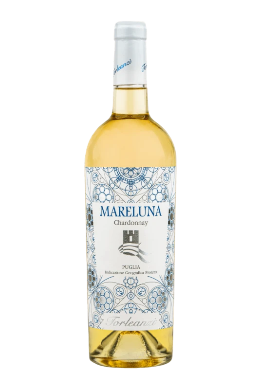 Wino białe wytrawne Mareluna Chardonnay Puglia IGP 750 ml – Torleanzi, Apulia
