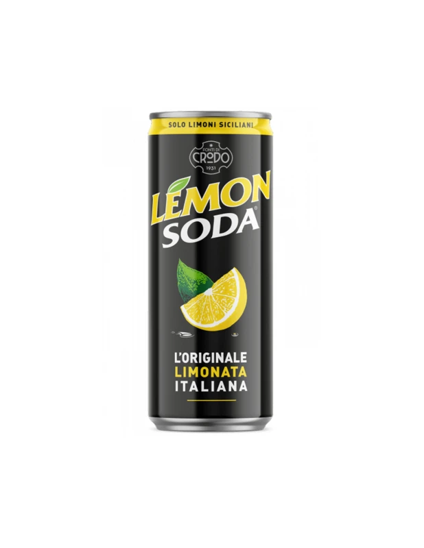 Włoski napój gazowany Lemon Soda 330 ml - Fonti di Crodo