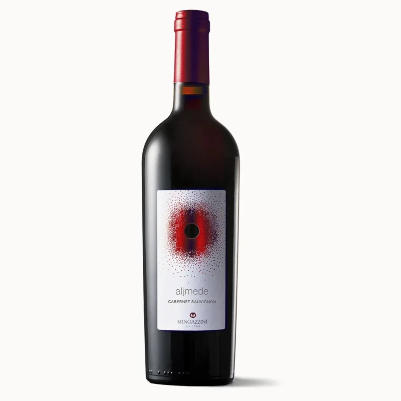 Wino czerwpne wytrawne Aljmede Cabernet Sauvignon, 750 ml - Mingazzini, Emilia- Romania  