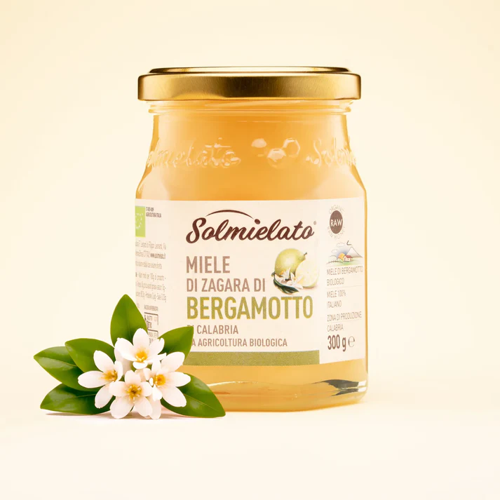 Miód z kwiatów bergamotki BIO 300 g - Solmielato, Sycylia 