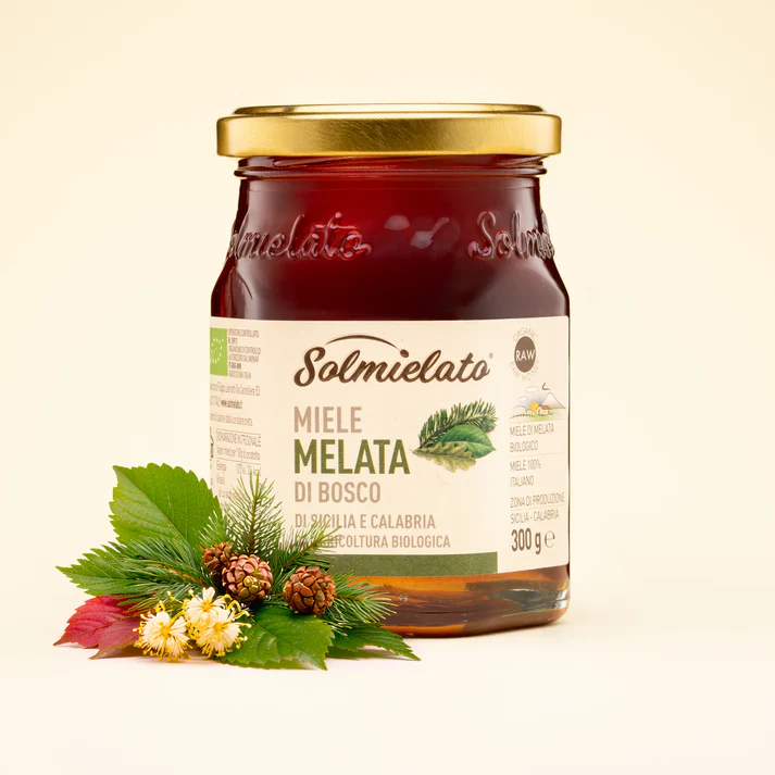 Miód z spadziowy BIO 300 g - Solmielato, Sycylia 