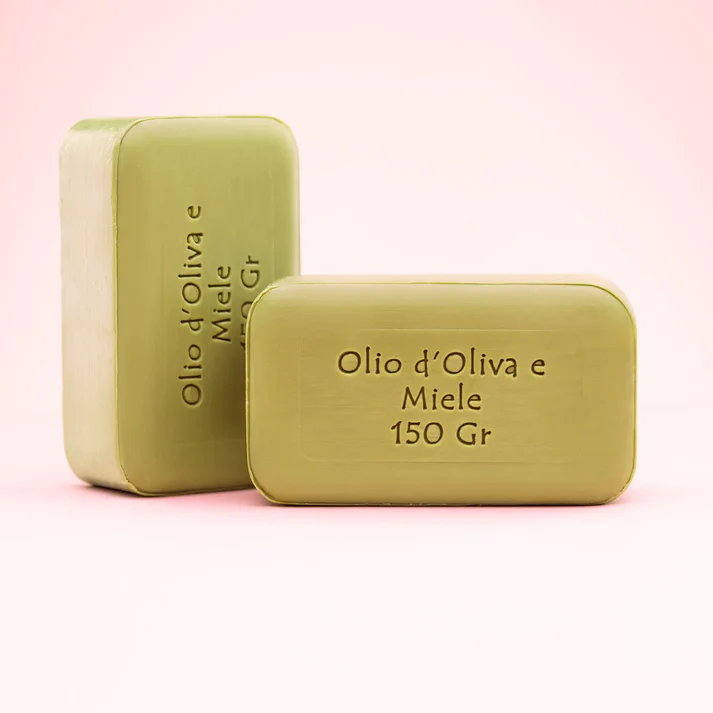 Mydło roślinne z oliwą z oliwek i miodem 150 g - Solmielato, Sycylia