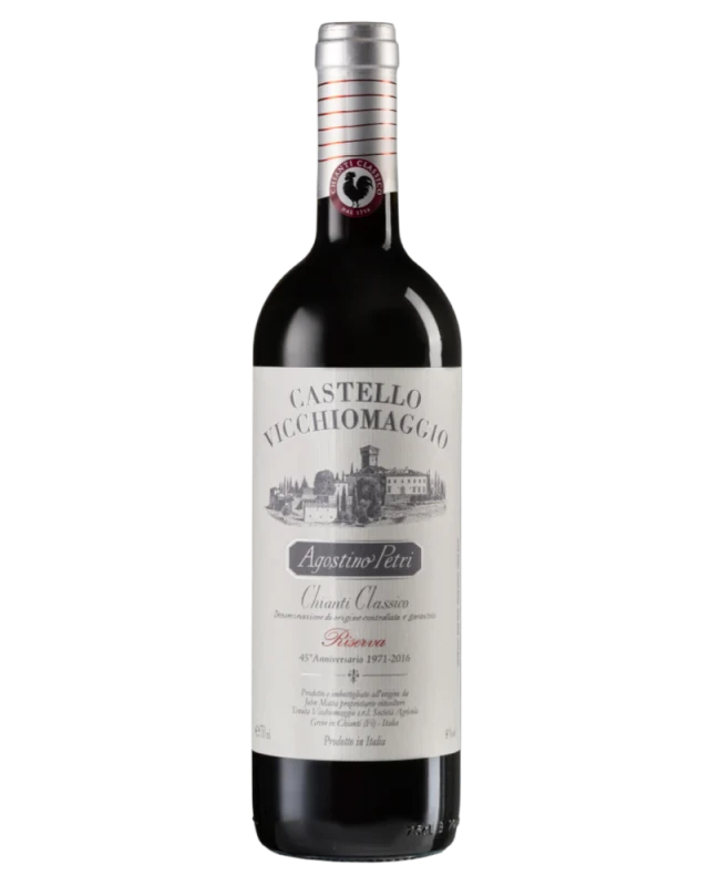 Wino czerwone wytrawne Agostino Petri Chianti Classico 750 ml- Castello Vicchiomaggio, Toskania