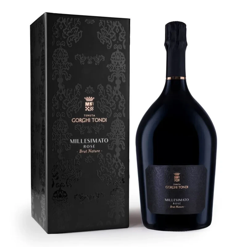 Wino różowe musujące Millesimato Pinot Noir Sicilia DOC 1500 ml - Gorghi Tondi, Sycylia