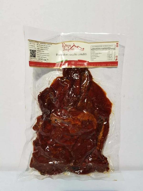 Sycylijskie pomidory suszone Pomodori Secchi naturali 200 g, Etna Sapori, Sycylia