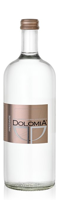 Woda mineralna frizzante gazowana, 750 ml - Dolomia, Friuli
