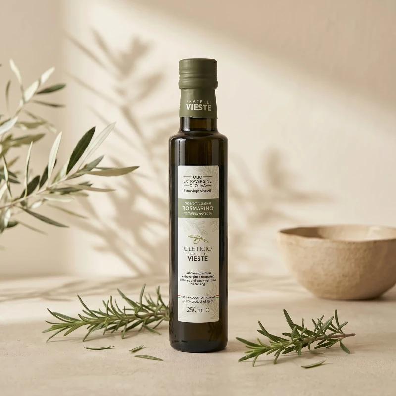 Oliwa z oliwek extra vergine Evo z rozmarynem 250 ml; Vieste, Apulia