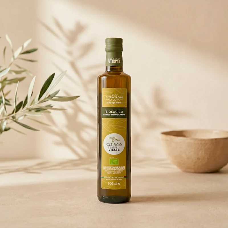 Oliwa z oliwek extra vergine Biologico 500 ml; Vieste, Apulia