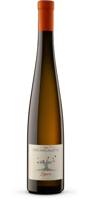 Włoskie wino białe słodkie Spuri, 500 ml- Cascina Galletto, Piemont