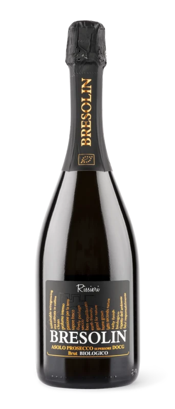 Wino białe musujące Prosecco Asolo Superiore DOCG Brut Bio "Rissieri", 750 ml - Bresolin, Veneto 