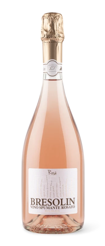 Wino różowe musujące Spumante Rosato Bio Vegan, 750 ml - Bresolin, Veneto