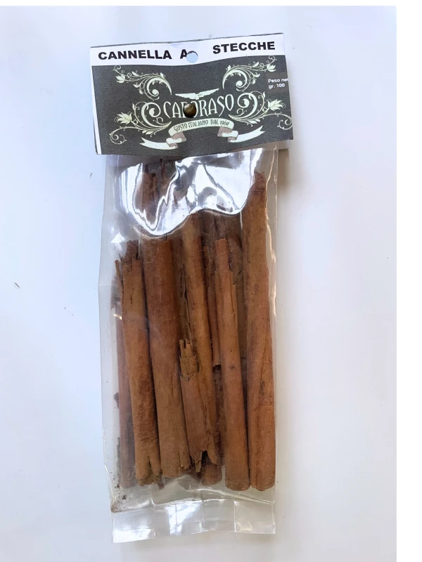 Cynamon Cannella a Stecche Disidratato 100 g - Caporaso, Kampania