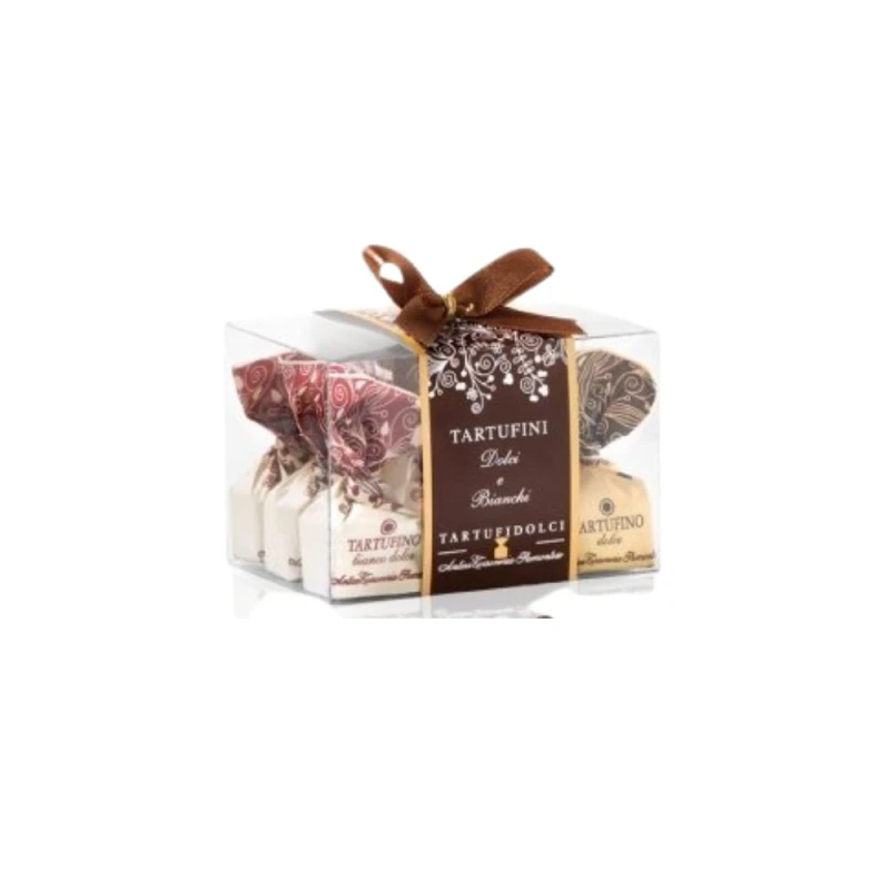Czekoladowe trufle z Piemontu "Dolci Combinazioni" Bianco e Nero 63g - Antica Torroneria Piemontese, Piemont