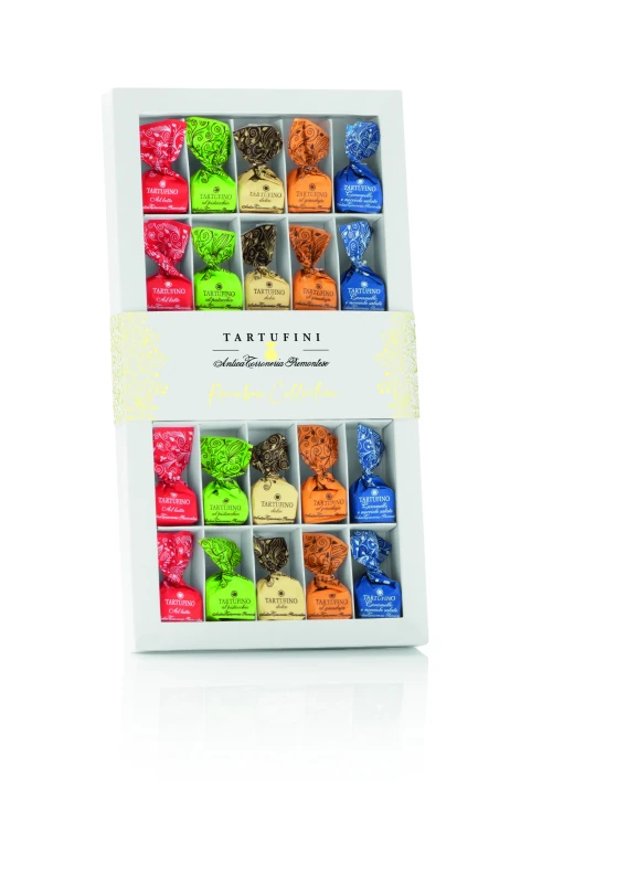 Czekoladowe trufle z Piemontu - mix smaków zestaw Rainbow 175g - Antica Torroneria Piemontese, Piemont