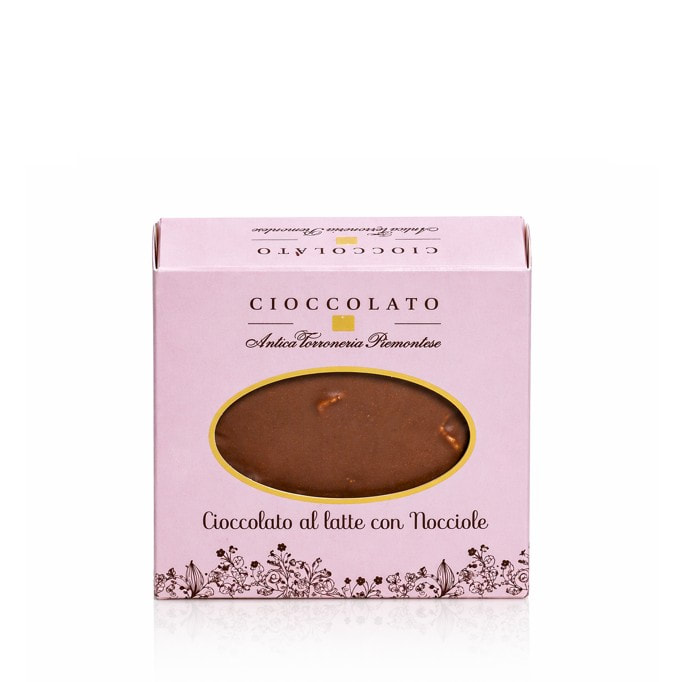 Piemoncka mini czekolada mleczna z orzechami laskowymi 40g - Antica Torroneria Piemontese, Piemont