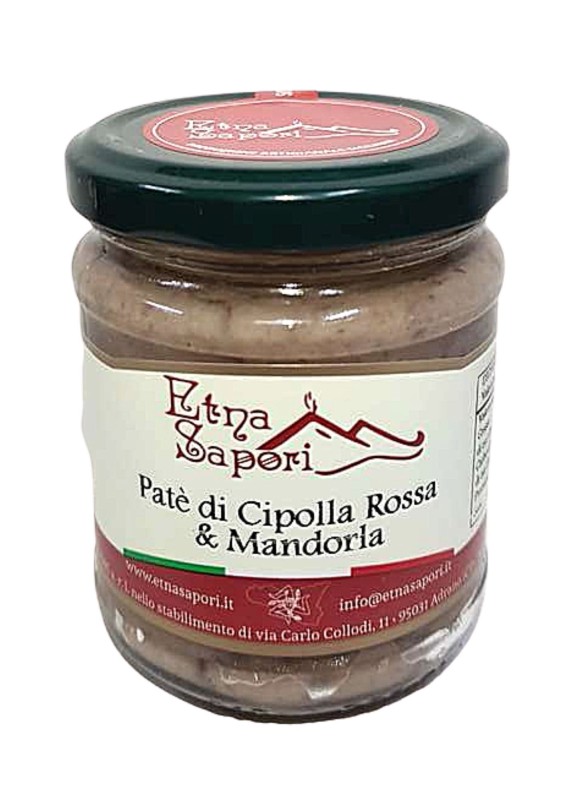 Pate’ di cipolla rossa e mandorla - Pasta z czerwonej cebulki i migdałów
