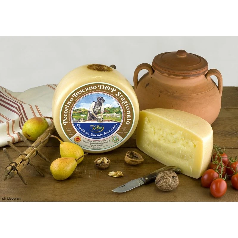 Pecorino Stagionato Toscano DOP ser owczy dojrzewający ok. 300g -  Manciano, Toskania